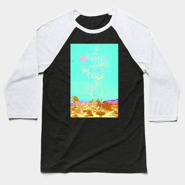 DESERT CABIN Baseball T-Shirt by Showdeer